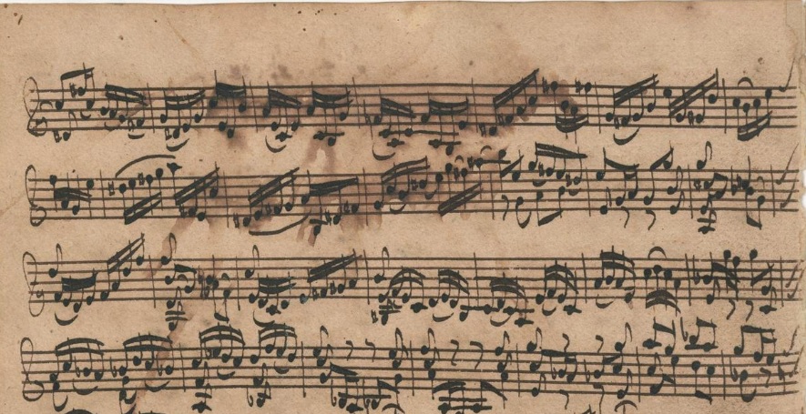 BWV 1003 Fuga folio 9 verso