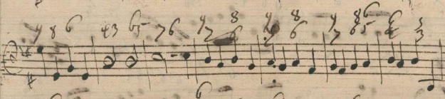 BWV 67 Continuo figuration
