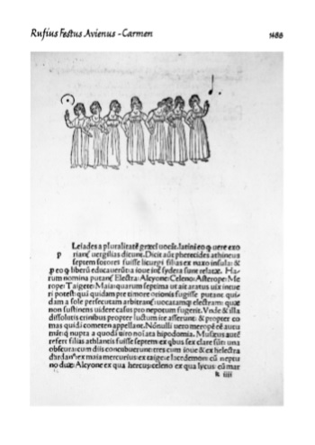 Avienus, Rufius Festus / Pisanus, Paulus / Pisani, Vittore: Carmen ad Flavianum Myrmeicum, Venedig, 1488.10.25 [BSB-Ink A-969 - GW 3131] Bildnr 161