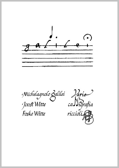 Michelagnolo Galilei lute tablature